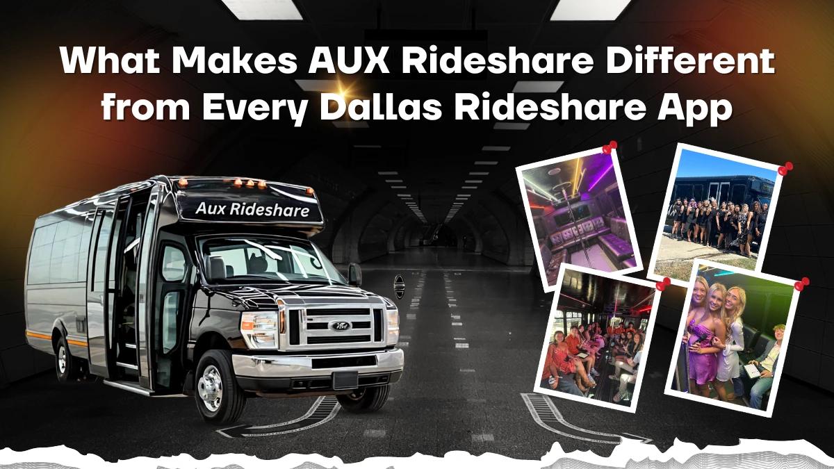 Rideshare in Houston for Large Groups by AUX Rideshare