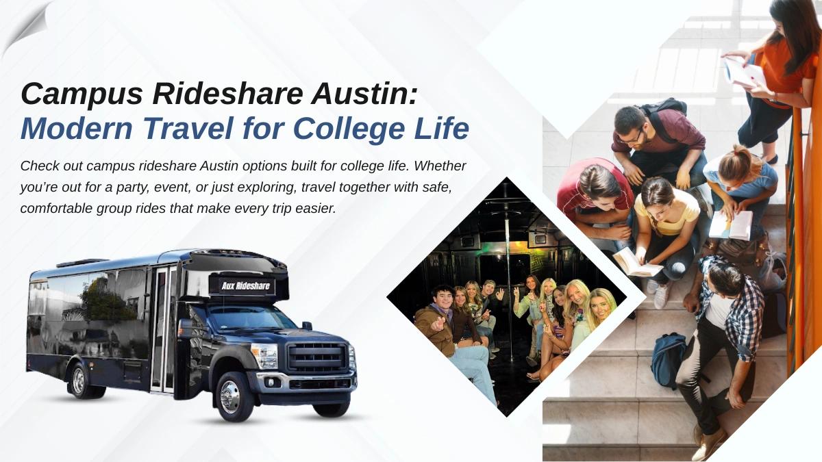 Campus Rideshare Austin | Student Group Transportation