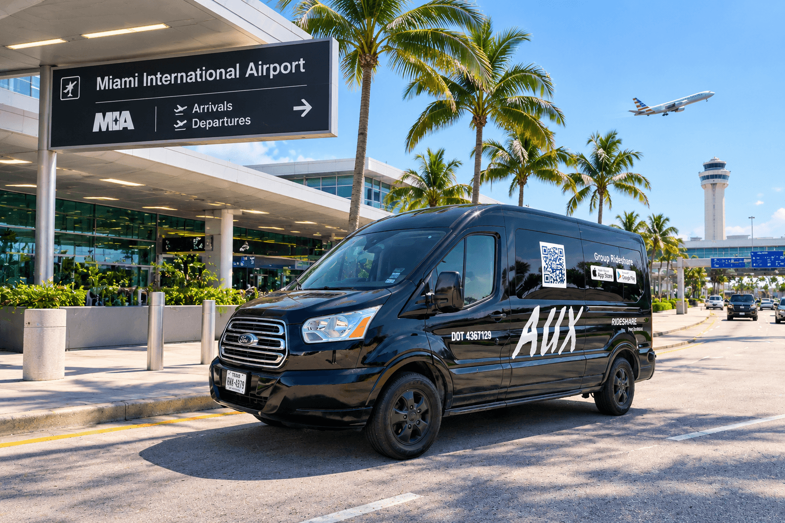 PortMiami cruise and airport group transportation in Miami