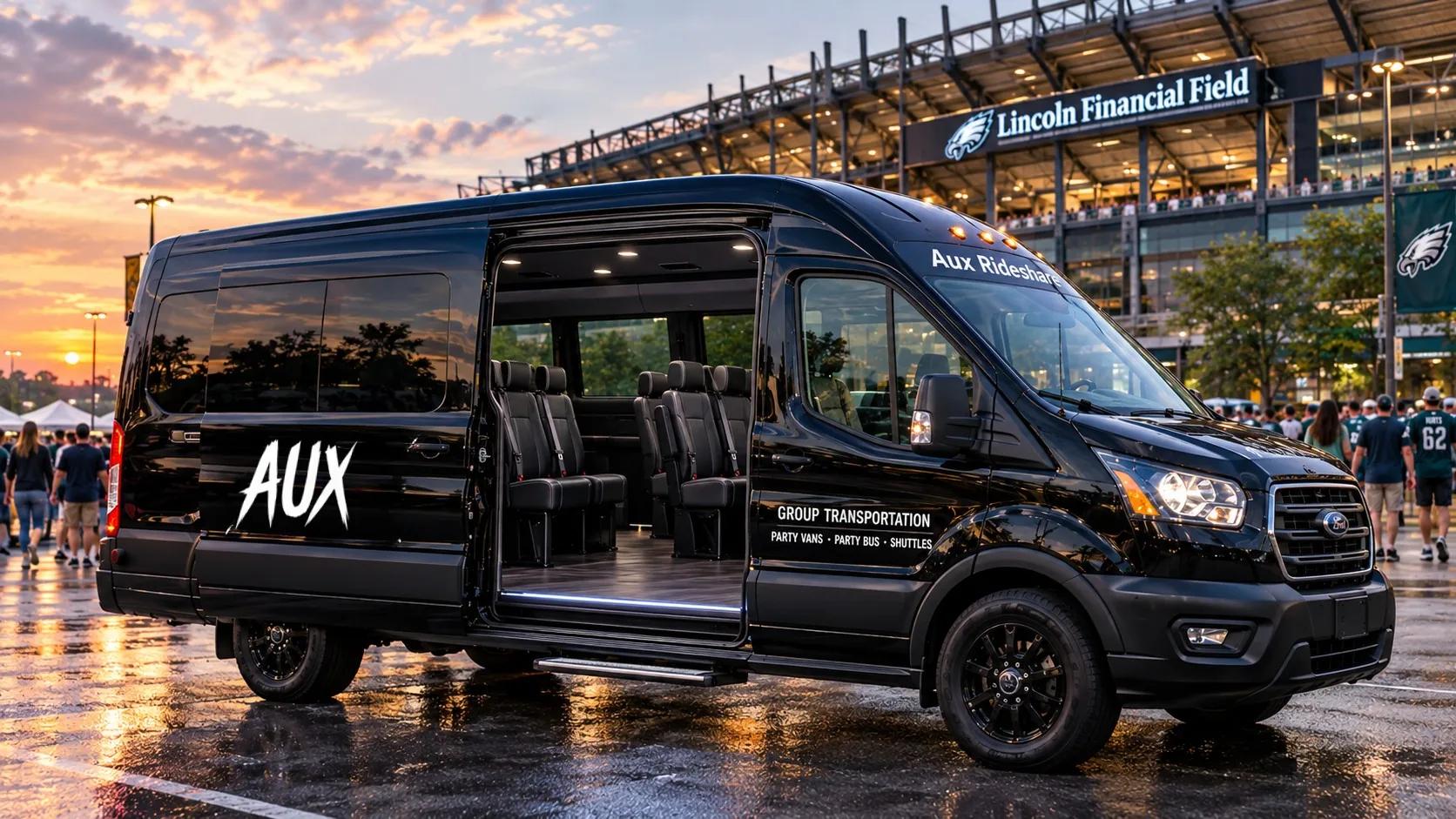 AUX 14-passenger Party Van in Austin