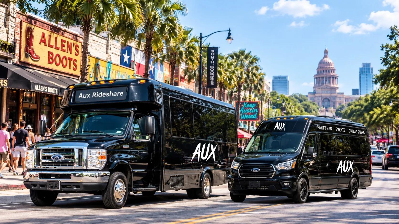 Austin party bus & group transportation