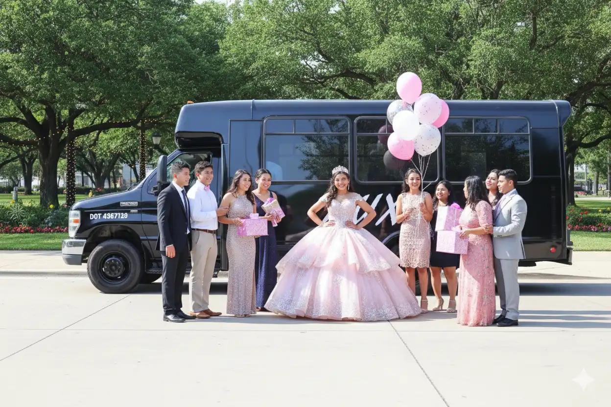 Quinceañera Transportation service — Aux Rideshare