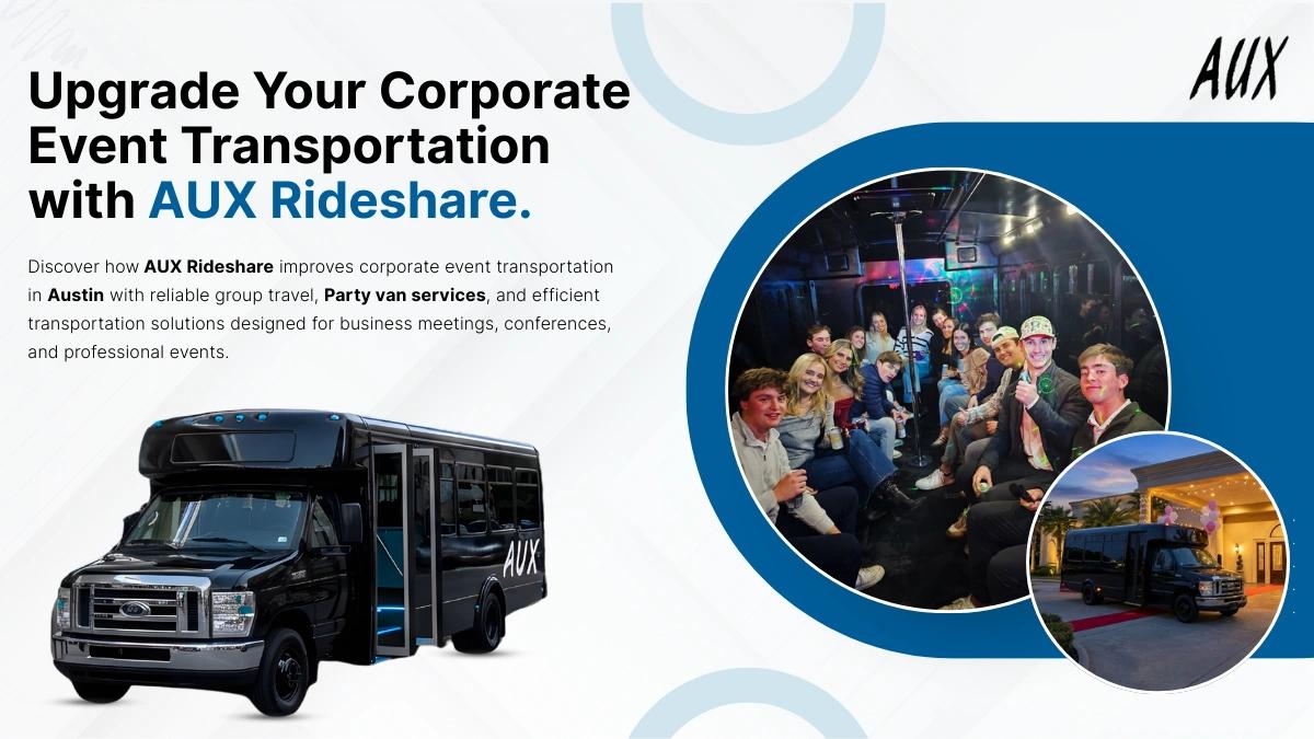 Corporate Event Transportation | AUX Rideshare Austin