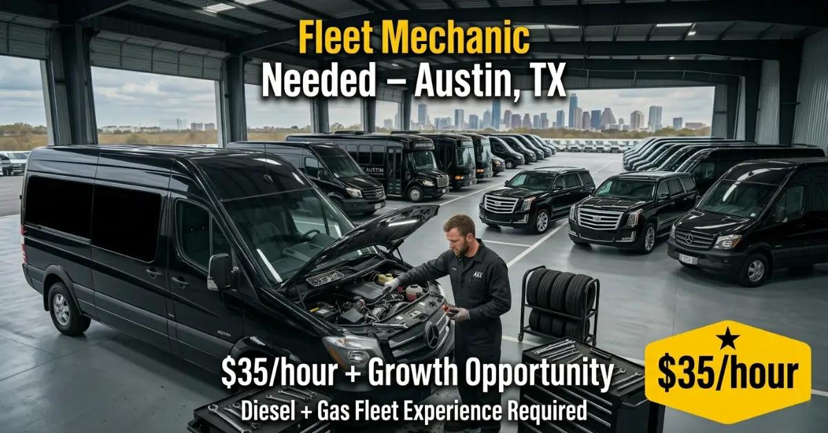 Fleet Mechanic career — Aux Rideshare