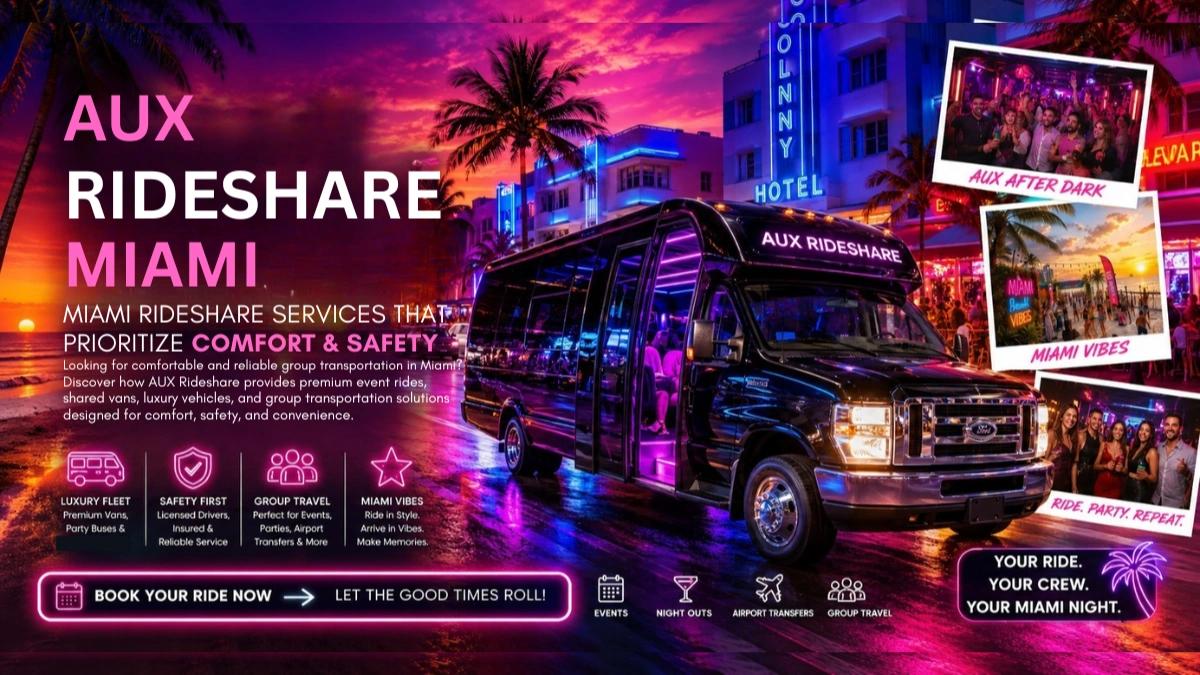 Miami Rideshare Services That Prioritize Comfort and Safety