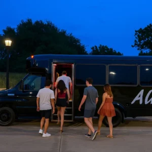 Aux Dallas party bus service