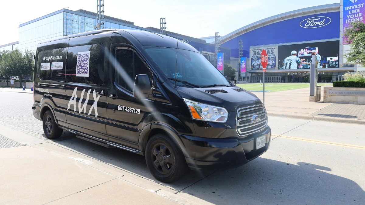 Aux Rideshare Rolls Out Seamless Event Shuttle Service in Dallas