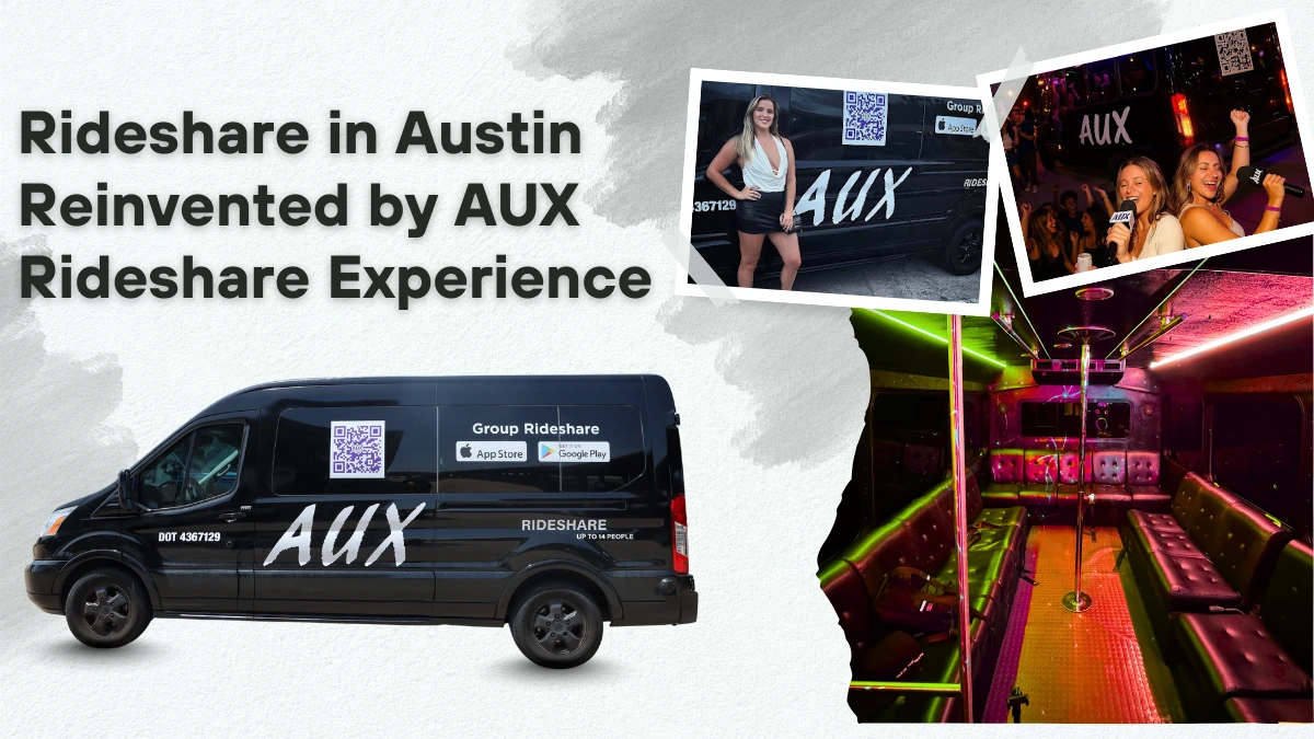 Rideshare in Austin Reinvented by AUX Rideshare Experience