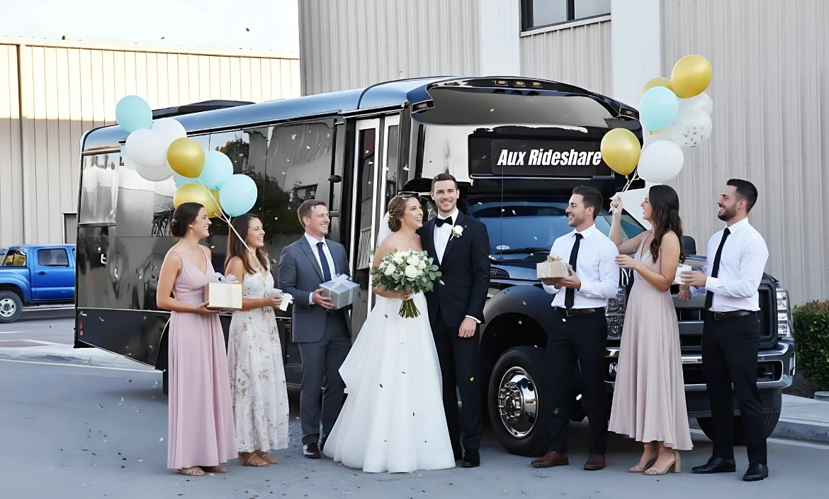 wedding party bus
