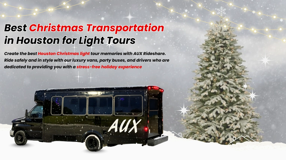 Best Christmas Transportation in Houston for Light Tours