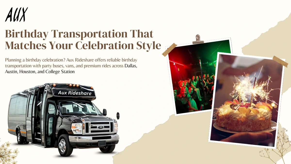 Birthday Transportation That Matches Your Celebration Style