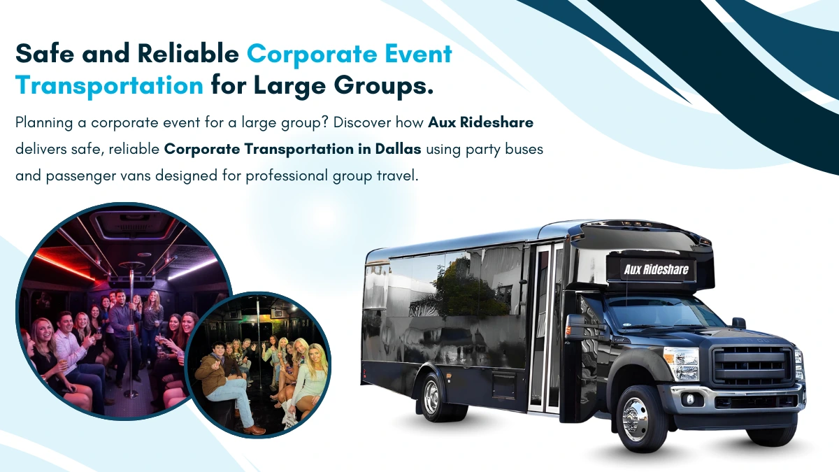 Safe and Reliable Corporate Event Transportation for Large Groups