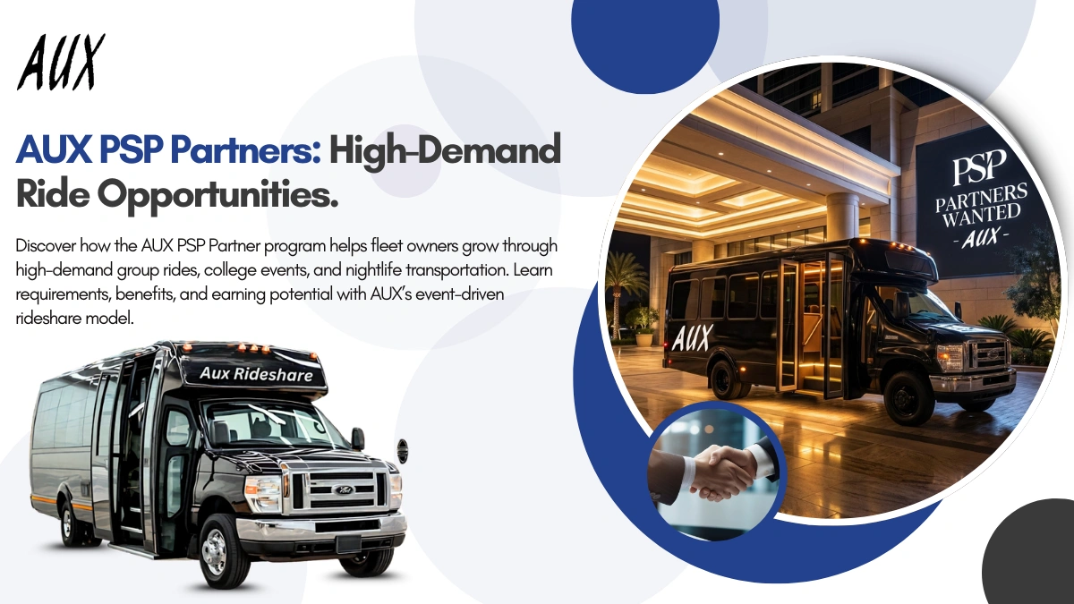 AUX PSP Partners High-Demand Ride Opportunities